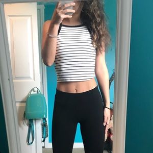 Forever 21 Striped Crop Top